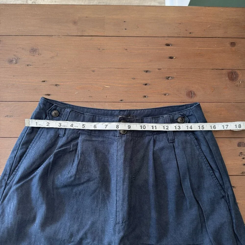 Madewell Harlow Wide-Leg Pant Size 4 Navy Deep Indigo - Picture 14 of 14